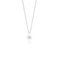 14K Solid Gold Blossom Diamond Necklace