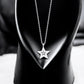 14K Solid Gold Luminous Star Diamond Necklace