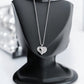 14K Solid Gold Heart Of Balance Diamond Necklace